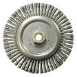 Weiler 09400P 6 Inch Roughneck Jr. Stringer Bead Wire Wheel .020 Steel 5/8-11 Arbor (1 Pack)
