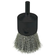 Weiler 10021 1 in Crimped Wire End Brush with 0.006 in Stainless Steel Wire (1 Each)