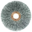 Weiler 15573 3 in Copper Center Crimped Wire Wheel Brush with 1/2 in-3/8 in Arbor Hole (1 Pack)
