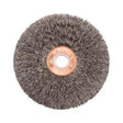 Weiler 16943 3" Crimped Stainless Steel Wire Wheel with 1/2" Arbor Hole
