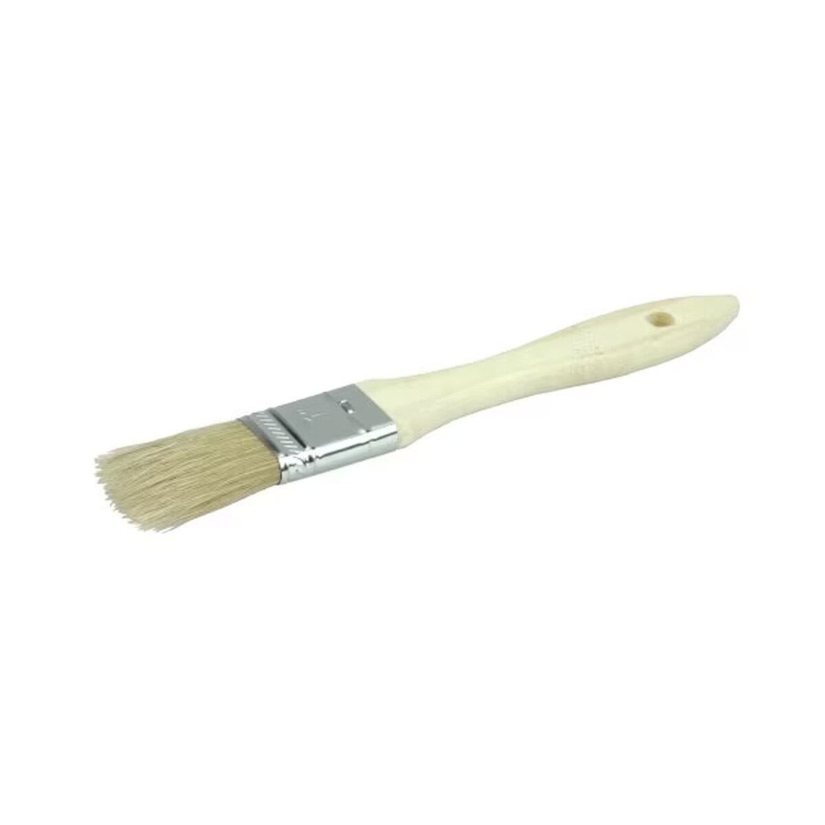 Weiler 40179 1 in. Vortec Pro Chip and Oil Brush with White Bristle and Wood Handle