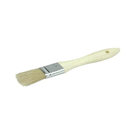 Weiler 40179 1 in. Vortec Pro Chip and Oil Brush with White Bristle and Wood Handle