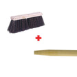 Weiler 42173 + 44020 18" Street/Asphalt Broom with 60" Wood Handle