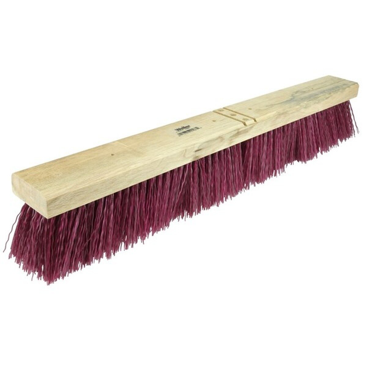 Weiler 44587 24 Inch Contractor Garage Broom with Maroon Polypropylene Fill Includes Brace (1 Each)