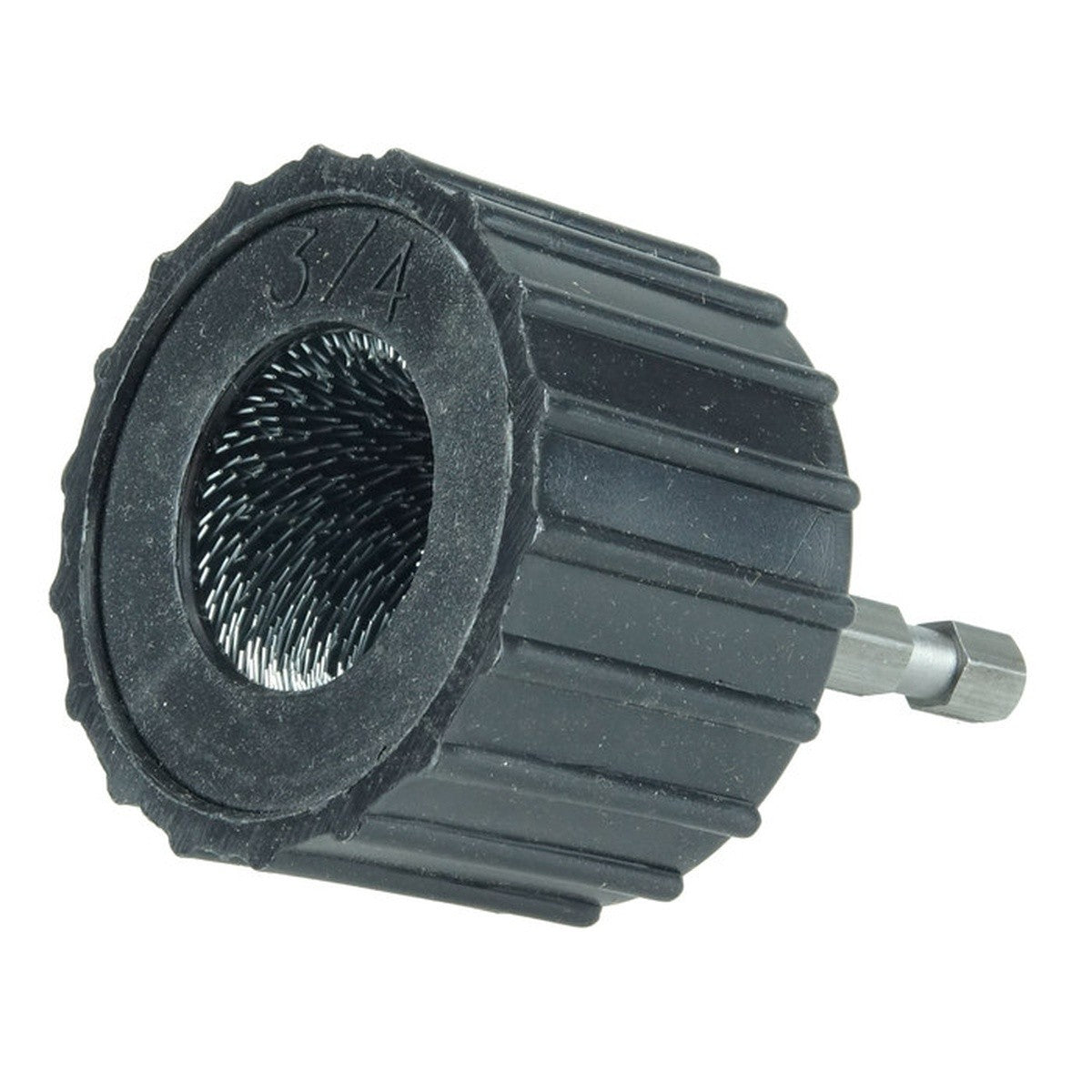 Weiler 44737 External Tube Fitting Brush, 3/4 in O.D., 1/4 in Hex Stem