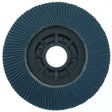 Weiler 50005 4-1/2 in. Tiger Trim Type 29 Zirconia Flap Disc, Trimmable Composite Backing, 7/8 in. Arbor, 120 Grit (10 Pack)