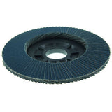 Weiler 50005 4-1/2 in. Tiger Trim Type 29 Zirconia Flap Disc, Trimmable Composite Backing, 7/8 in. Arbor, 120 Grit (10 Pack) - 2