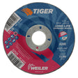 Weiler 57121 4-1/2" x 1/4" Tiger  Type 27 Grinding Wheel, A24R, 7/8" A.H.