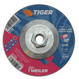 Weiler 57122 5" x 1/4" Tiger  Type 27 Grinding Wheel, A24R, 5/8"-11 UNC Nut