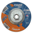 Weiler 58072 5" x 1/4" Tiger Zirc  Type 27 Grinding Wheel, Z24T, 5/8"-11 UNC Nut