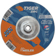 Weiler 58074 7" x 1/4" Tiger Zirc  Type 27 Grinding Wheel, Z24T, 5/8"-11 UNC Nut