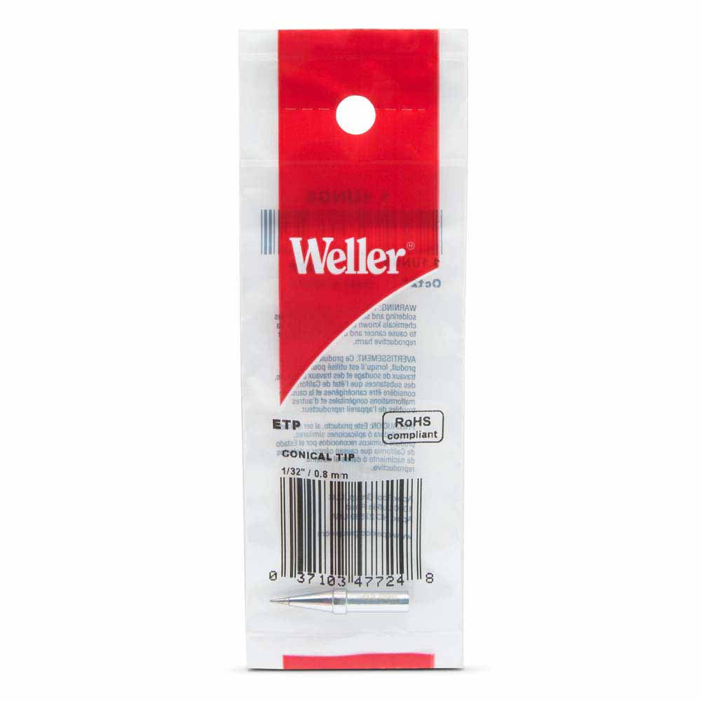 Weller ETSET-5 Genuine WE1010 Soldering Tip Set (ETSET-5)- ETA; ETB; ETC; ETP; TETS; 5 PCS - 3