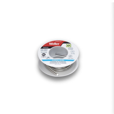 Weller WLWIRPL3010 3 mm 1 oz Lead Free Plumbing Solder Wire for Potable Water Copper Pipes