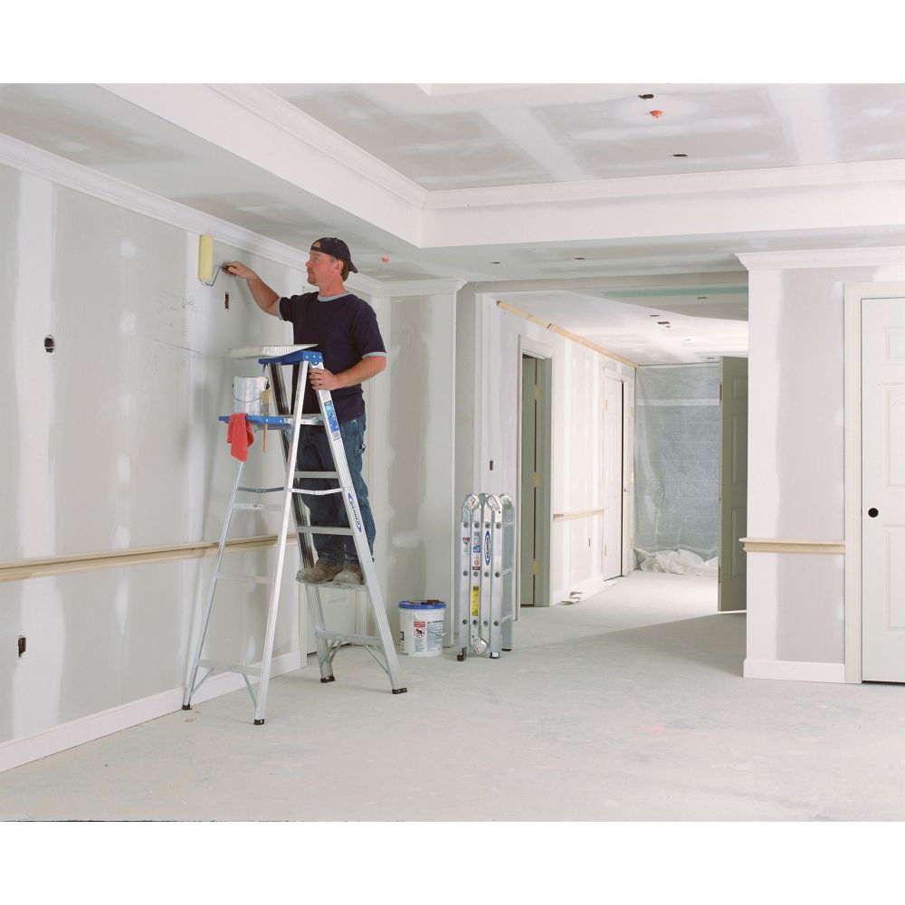 Werner 364 4ft Type I Aluminum Stepladder - 5