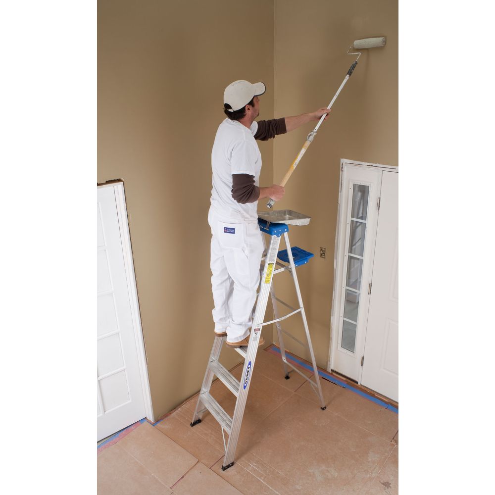 Werner 364 4ft Type I Aluminum Stepladder - 8