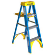 Werner 6004S 4ft Type I Fiberglass Stepladder with Shelf