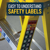 Werner 6304 4ft Type IAA Fiberglass Stepladder - 10