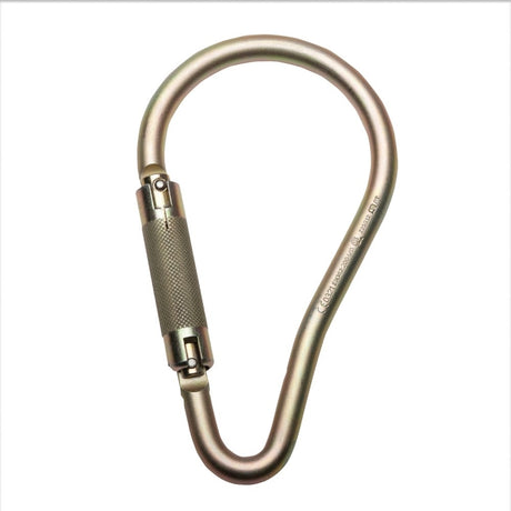 Werner A100303 2" Gate Opening Steel Self-Locking Carabiner with 3600 lb Gate