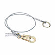 Werner A113004 4 ft Anchor Extension Vinyl Coated Cable with O-Ring and Snaphook (1/4 in)