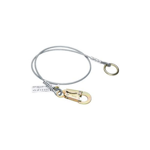 Werner A113008 8' Anchor Extension (1/4" Vinyl Cable, O-Ring, Snaphook)