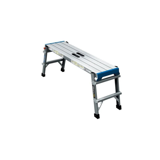 Werner AP-25 45 in x 12 in Aluminum Pro Work Platform with Easy Grab Handles 300 lb Capacity