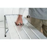 Werner AP-25 45 in x 12 in Aluminum Pro Work Platform with Easy Grab Handles 300 lb Capacity - 2