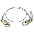 Werner C161106XB Positioning Lanyard (1/4" Vinyl Cable, Snaphooks) - 6' RETAIL