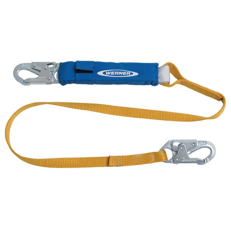 Werner C311100XB DeCoil Lanyard (1" Web, Snaphooks) - 6' RETAIL