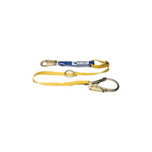 Werner C311203 6' DeCoil Tie-Back/ Single Leg Lanyard w DCELL Shock Pack