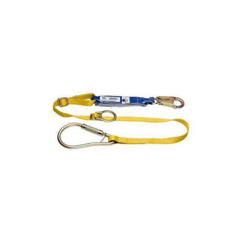 Werner C311403 6' DeCoil Tie-Back/Adjustable Single Leg Lanyard w Snap Hook