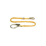 Werner C351200 6' SoftCoil Single Leg Lanyard, Snap Hook, Rebar Hook