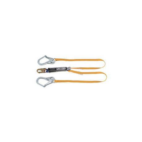 Werner C411220 12' Free Fall / 400 lbS (6' Free Fall) Twinleg Lanyard