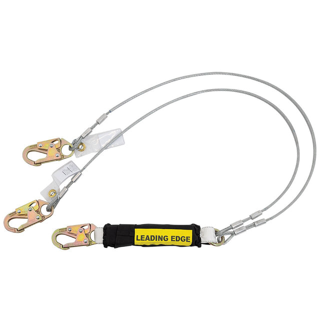 Werner C461120LE Leading Edge 6 Foot Twin Leg Energy Absorbing Lanyard