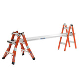 Werner FMT-13 13' Reach Type IA Fiberglass Multi-Position Ladder - 3