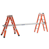 Werner FMT-17 FMT-17 18 ft Reach Type IA Fiberglass Multi-Position Ladder - 5