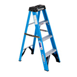 Werner FS104 4ft Type I Fiberglass Single Sided Stepladder