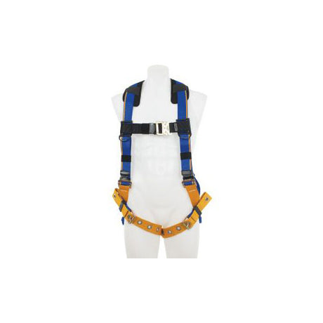 Werner H112005 Blue Armor 2000 Standard QC Chest, Tongue Buckle Leg Straps , WebAlert Webbing (1 D Ring) Harness (XXL)