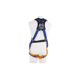 Werner H113002 Blue Armor 2000 Standard QC Chest and Leg Straps , WebAlert Webbing , Form Fitting Padding (1 D Ring) Harness (M/L) - 4