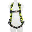 Werner H132002XHV Blue Armor 2000 Hi-Viz Positioning Harness, Tongue Buckle Legs (M/L)