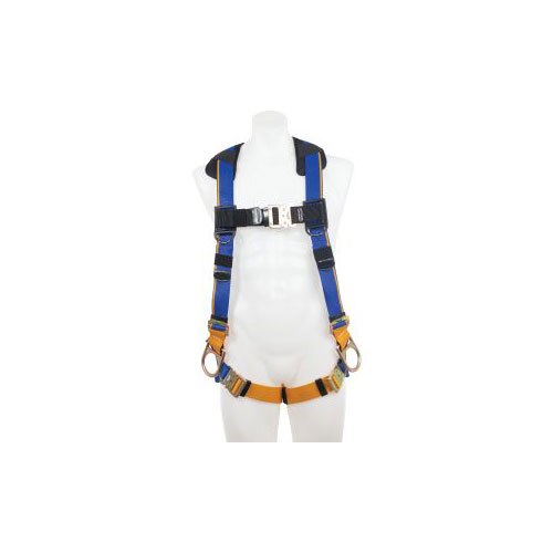 Werner H133004 Blue Armor,Position.,3 D Rings,Harness,XL, Chest&Leg Buckles