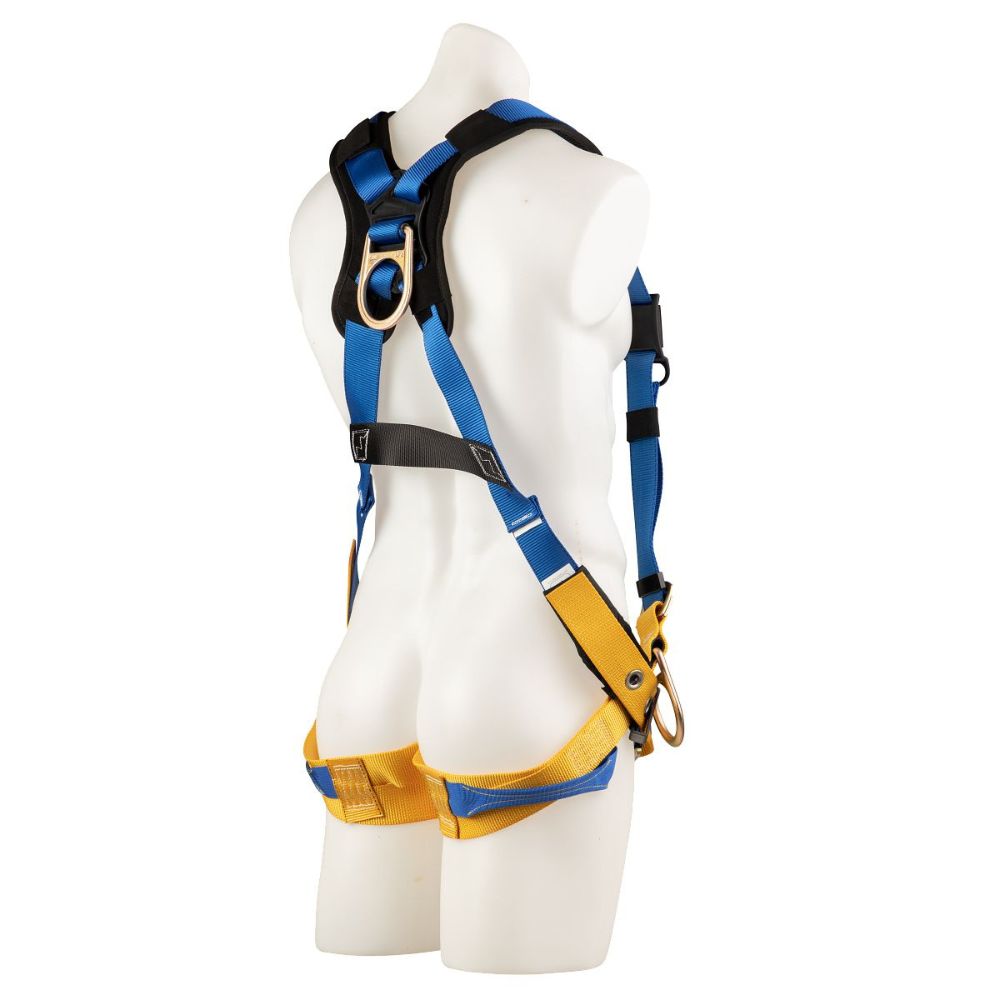 Werner H332001XQP LITEFIT PLUS Positioning Harness, Tongue Buckle Legs, Quick Connect Chest, Shoulder Backpad (S) - 2