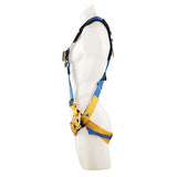 Werner H332001XQP LITEFIT PLUS Positioning Harness, Tongue Buckle Legs, Quick Connect Chest, Shoulder Backpad (S) - 4