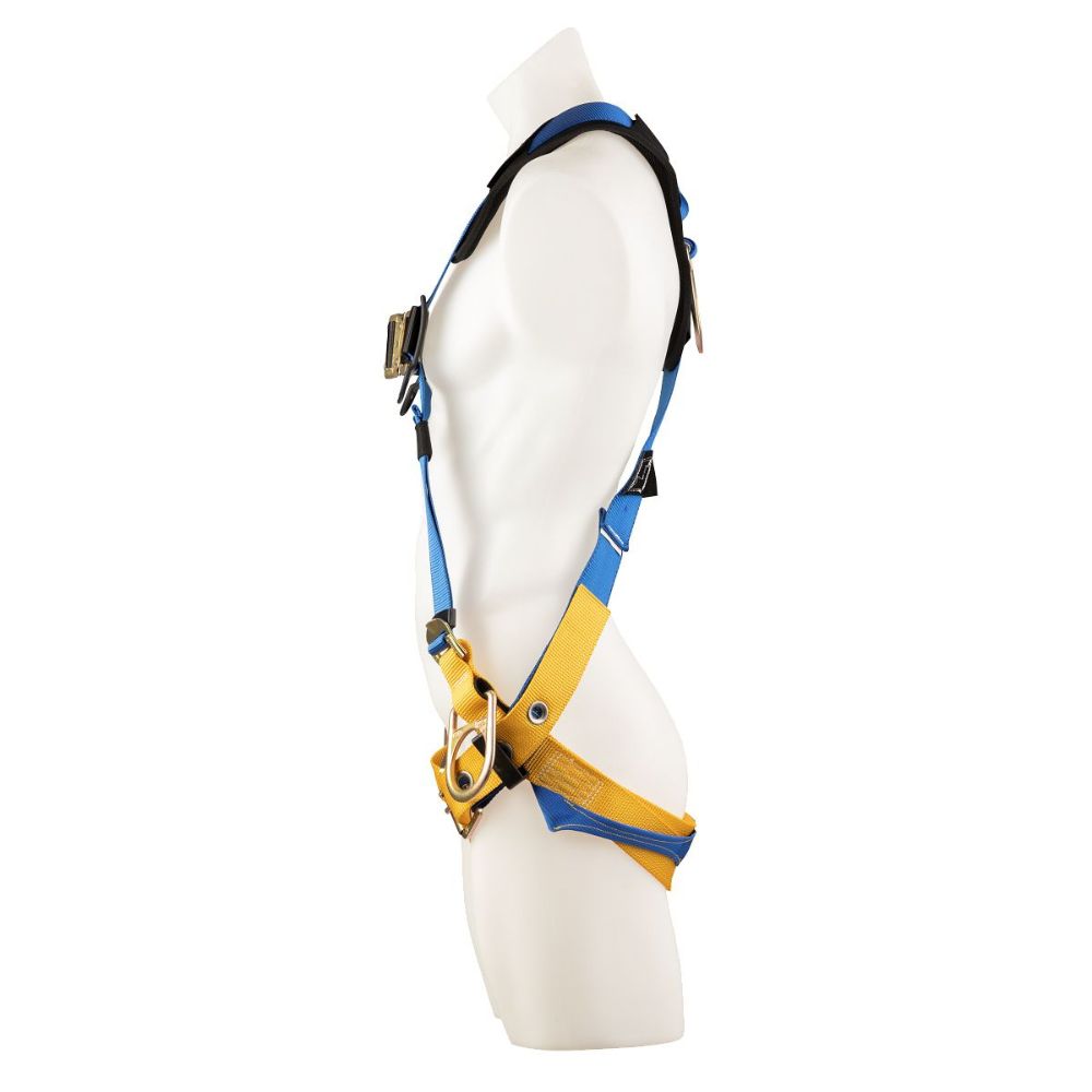 Werner H332005XQP LITEFIT PLUS Positioning Harness, Tongue Buckle Legs, Quick Connect Chest, Shoulder Backpad (XXL) - 4