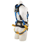 Werner H332101XQP LITEFIT PLUS Construction Harness, Tongue Buckle Legs, Quick Connect Chest, Shoulder Backpad (S) - 2