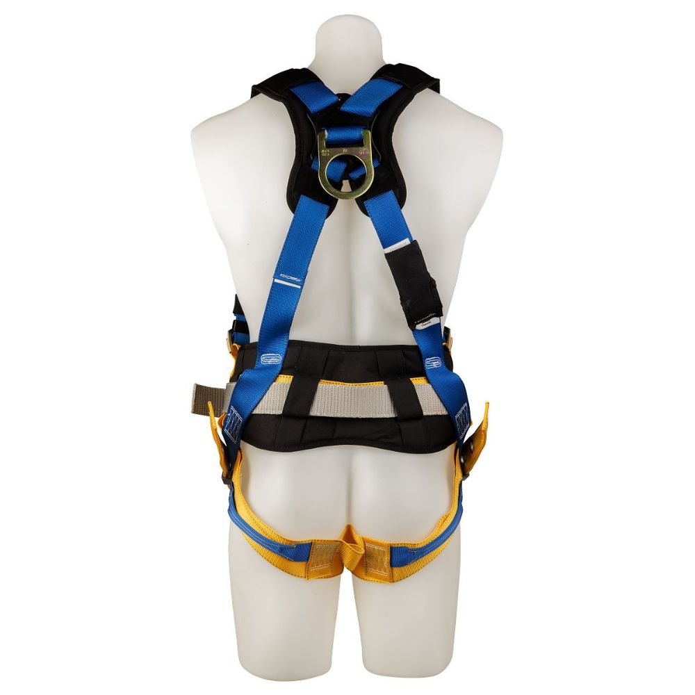 Werner H332101XQP LITEFIT PLUS Construction Harness, Tongue Buckle Legs, Quick Connect Chest, Shoulder Backpad (S) - 3