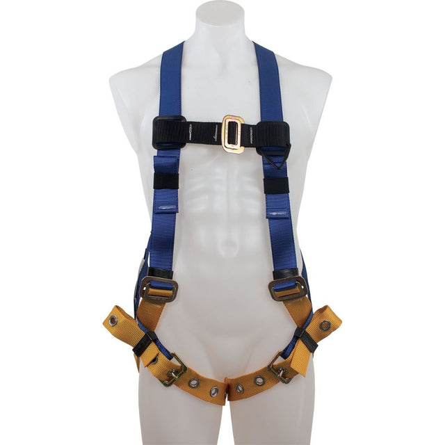 Werner H412002XQC BaseWear Standard Harness, Tongue Buckle Legs,  Quick Connect Chest (M/L)