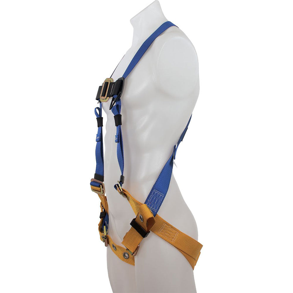 Werner H412002XQC BaseWear Standard Harness, Tongue Buckle Legs,  Quick Connect Chest (M/L) - 4