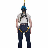 Werner H913002 Blue Armor Welding Standard Harness with Quick-Connect Buckles, Back D-Ring, M/L - 7