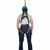 Werner H913002 Blue Armor Welding Standard Harness with Quick-Connect Buckles, Back D-Ring, M/L - 7