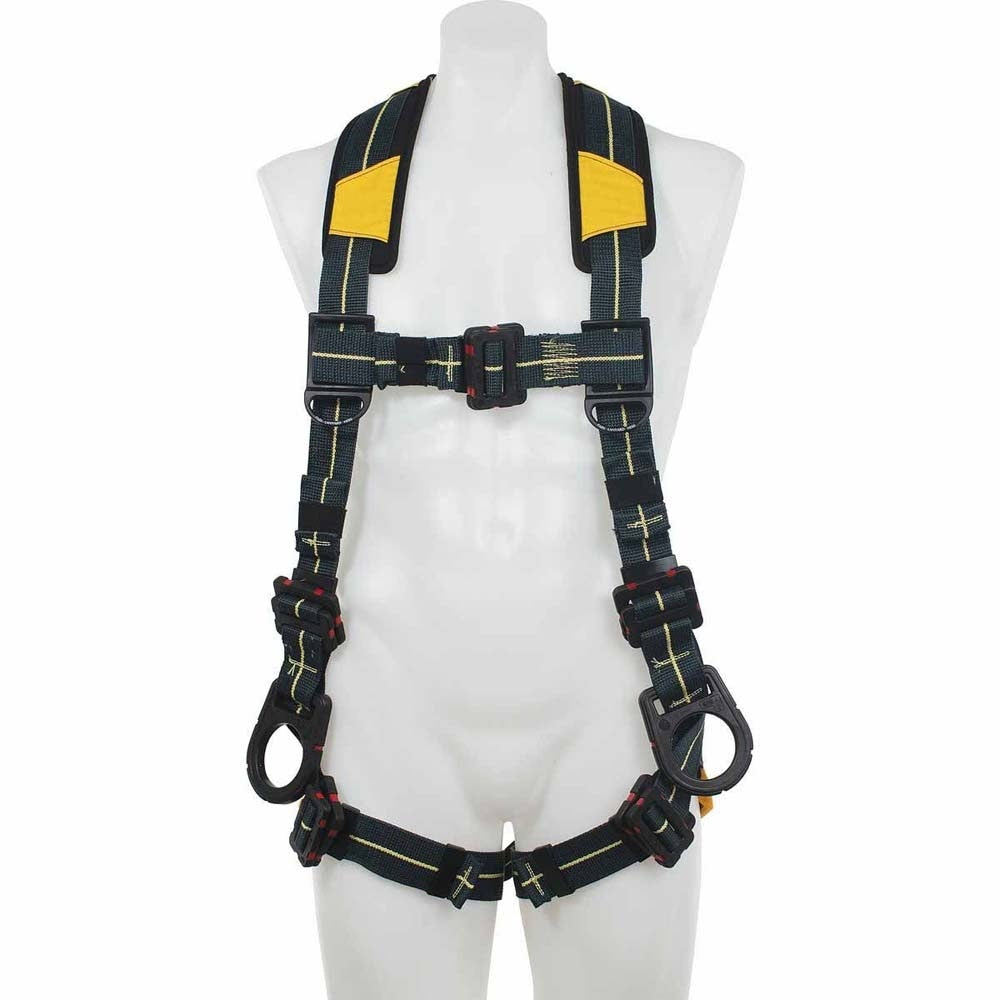 Werner H934005 Blue Armor Arc Flash Positioning Harness, Pass Through Legs (XXL)